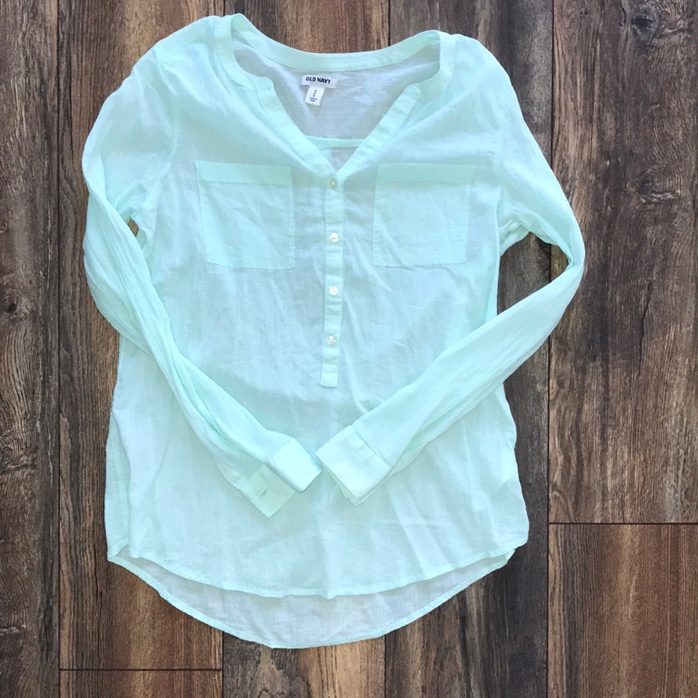 Old navy mint tunic size medium